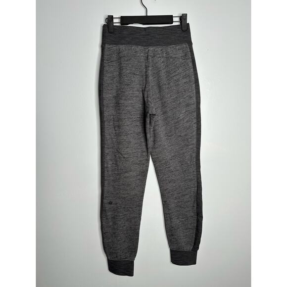 Lululemon Women's Heathered Core Dark Grey / Black Get Going Jogger 28.5" Size 2 - Picture 7 of 10